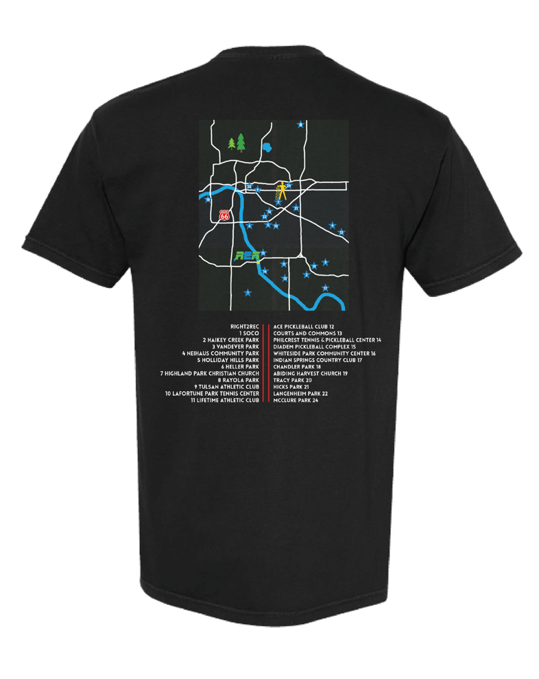 MyCityPB Map Shirt Tulsa