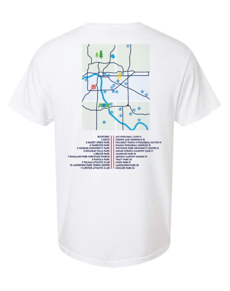 MyCityPB Map Shirt Tulsa